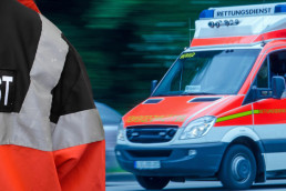 Personliche Schutzausrustung是毛皮死Einsatzkrafte vom Bayerischen小孩Kreuz unerlasslich。