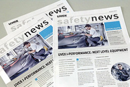 Das neue bob电竞体育项目uvex安全新闻Kundenmagazin皮毛Arbeitsschutz 2013